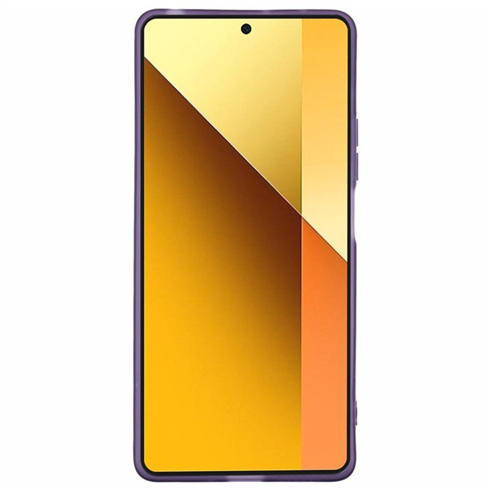 WANLONFENG DKSM-serien för Xiaomi Poco X6 5G / Redmi Note 13 Pro 5G TPU-skal med elektropläterad ram och härdat glas