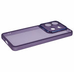 WANLONFENG DKSM Series for Xiaomi Poco X6 5G  /  Redmi Note 13 Pro 5G TPU Case Electroplated Frame with Tempered Glass