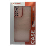 WANLONFENG DKSM Series for Xiaomi Poco X6 5G  /  Redmi Note 13 Pro 5G TPU Case Electroplated Frame with Tempered Glass