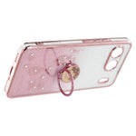 KADEM För OnePlus Nord 4 Skal Ring Stativ TPU Blommor mobilskal Gradient Glitter