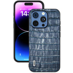 ABEEL For iPhone 16 Pro Max Cases Genuine Cow Leather+PC+TPU Drop-Proof Cell Phone Cover