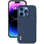 ABEEL For iPhone 16 Pro Max Cases Genuine Cow Leather+PC+TPU Phone Cover