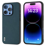 ABEEL For iPhone 16 Pro Max Cases Genuine Cow Leather+PC+TPU Phone Cover