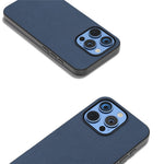 ABEEL For iPhone 16 Pro Cases Genuine Cow Leather+PC+TPU Phone Cover