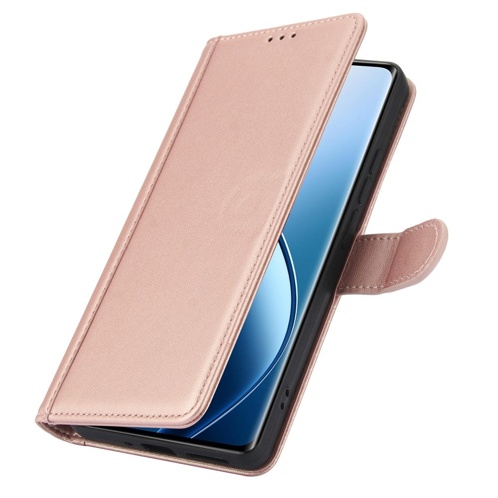 SY-003 For Oppo A60 4G Case PU Leather Stand View Phone Wallet Cover with Hand Strap