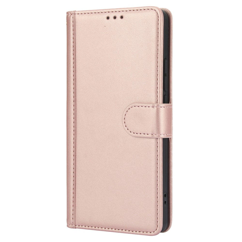 SY-003 For Oppo A60 4G Case PU Leather Stand View Phone Wallet Cover with Hand Strap