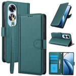 SY-003 For Oppo A60 4G Case PU Leather Stand View Phone Wallet Cover with Hand Strap