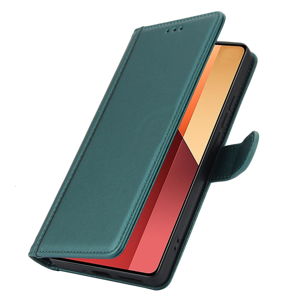 SY-003 til Xiaomi Redmi Note 13 5G / Note 13 5G (Kina), etui af PU-læder med stativ, pung og håndrem