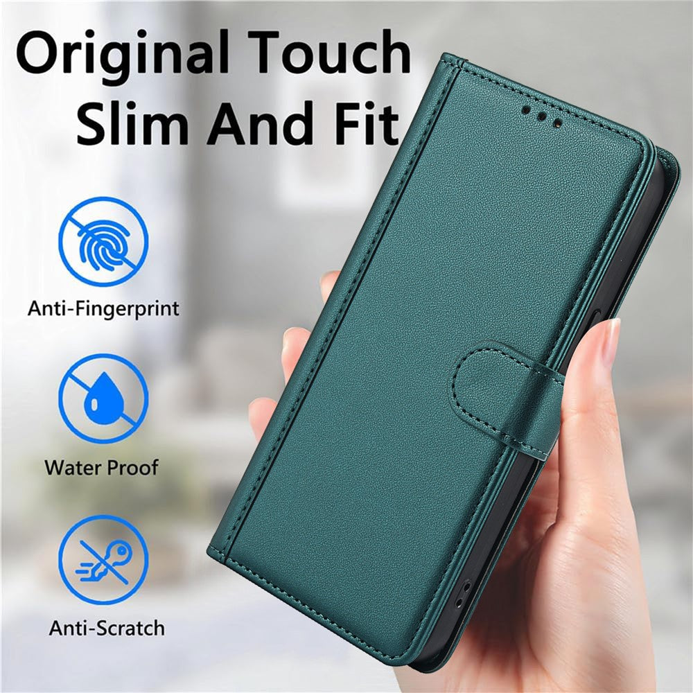 SY-003 til Xiaomi Redmi Note 13 5G / Note 13 5G (Kina), etui af PU-læder med stativ, pung og håndrem
