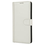 SY-003 For Xiaomi Redmi Note 13 Pro+ 5G Case PU Leather Stand View Phone Wallet Cover with Hand Strap