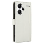 SY-003 For Xiaomi Redmi Note 13 Pro+ 5G Case PU Leather Stand View Phone Wallet Cover with Hand Strap