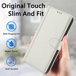 SY-003 For Xiaomi Redmi Note 13 Pro+ 5G Case PU Leather Stand View Phone Wallet Cover with Hand Strap