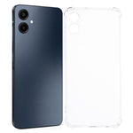 Til Samsung Galaxy A06 4G cover – forstærket, gennemsigtigt TPU-cover med fire hjørner