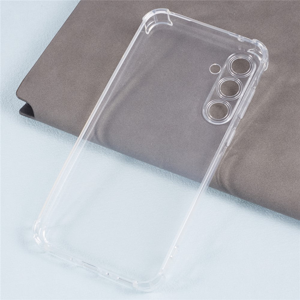 For Samsung Galaxy M55 5G Phone Case Enhanced Four Corner Clear TPU Cover