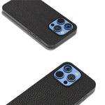 ABEEL For iPhone 16 Pro Max Case TPU+Genuine Cow Leather Protective Phone Cover