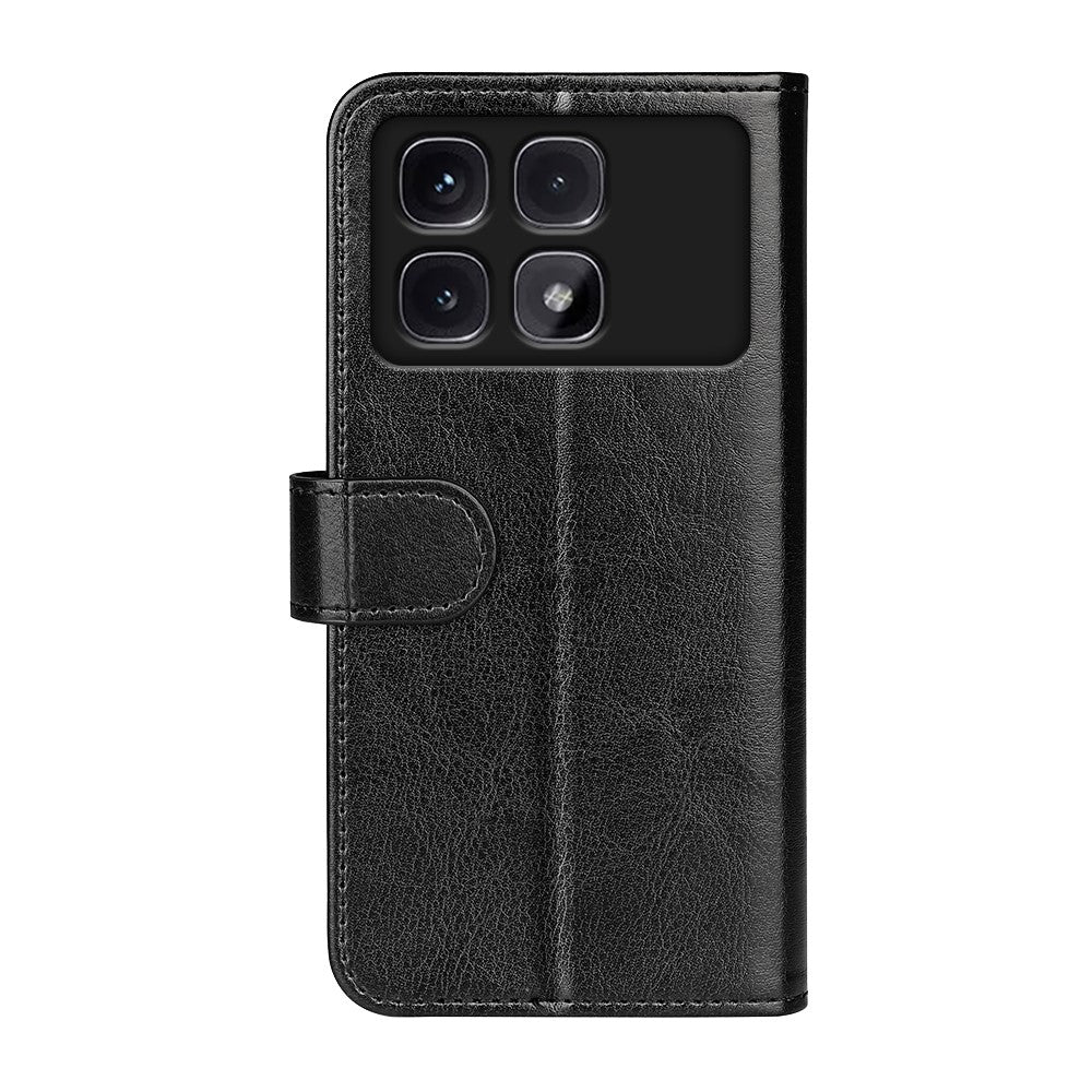 Xiaomi Redmi K70 Ultra Plånboksfodral Crazy Horse Texture Stand Läder mobilskal