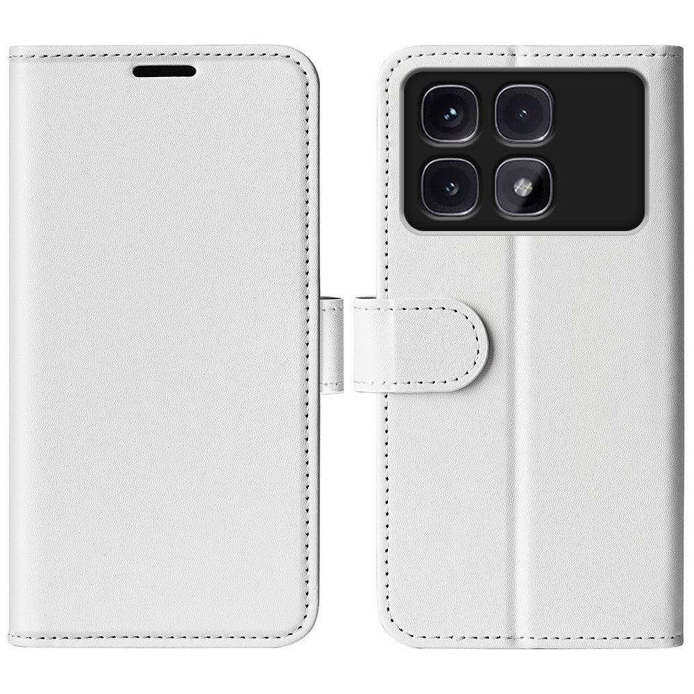 Xiaomi Redmi K70 Ultra Plånboksfodral Crazy Horse Texture Stand Läder mobilskal