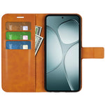 For Xiaomi 14T Stand Case Anti-Scratch Calf Texture Leather Phone Cover