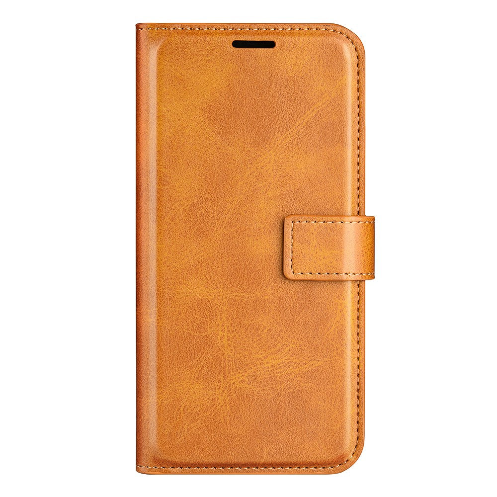 For Xiaomi 14T Stand Case Anti-Scratch Calf Texture Leather Phone Cover