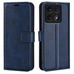 For Xiaomi 14T Stand Case Anti-Scratch Calf Texture Leather Phone Cover