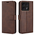 For Xiaomi 14T Stand Case Anti-Scratch Calf Texture Leather Phone Cover