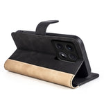 For Xiaomi 14T Pro Wallet Case Leather Phone Cover Splicing Color