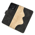 For Xiaomi 14T Pro Wallet Case Leather Phone Cover Splicing Color