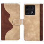 For Xiaomi 14T Pro Wallet Case Leather Phone Cover Splicing Color