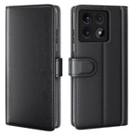 For Xiaomi 14T Pro Case Genuine Split Leather Phone Cover with Wallet Stand