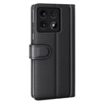 For Xiaomi 14T Pro Case Genuine Split Leather Phone Cover with Wallet Stand