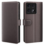 For Xiaomi 14T Pro Case Genuine Split Leather Phone Cover with Wallet Stand