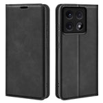Xiaomi 14T Pro-skal med skin-touch-funktion i läder, plånbok och mobilfodral