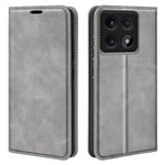 Xiaomi 14T Pro-skal med skin-touch-funktion i läder, plånbok och mobilfodral