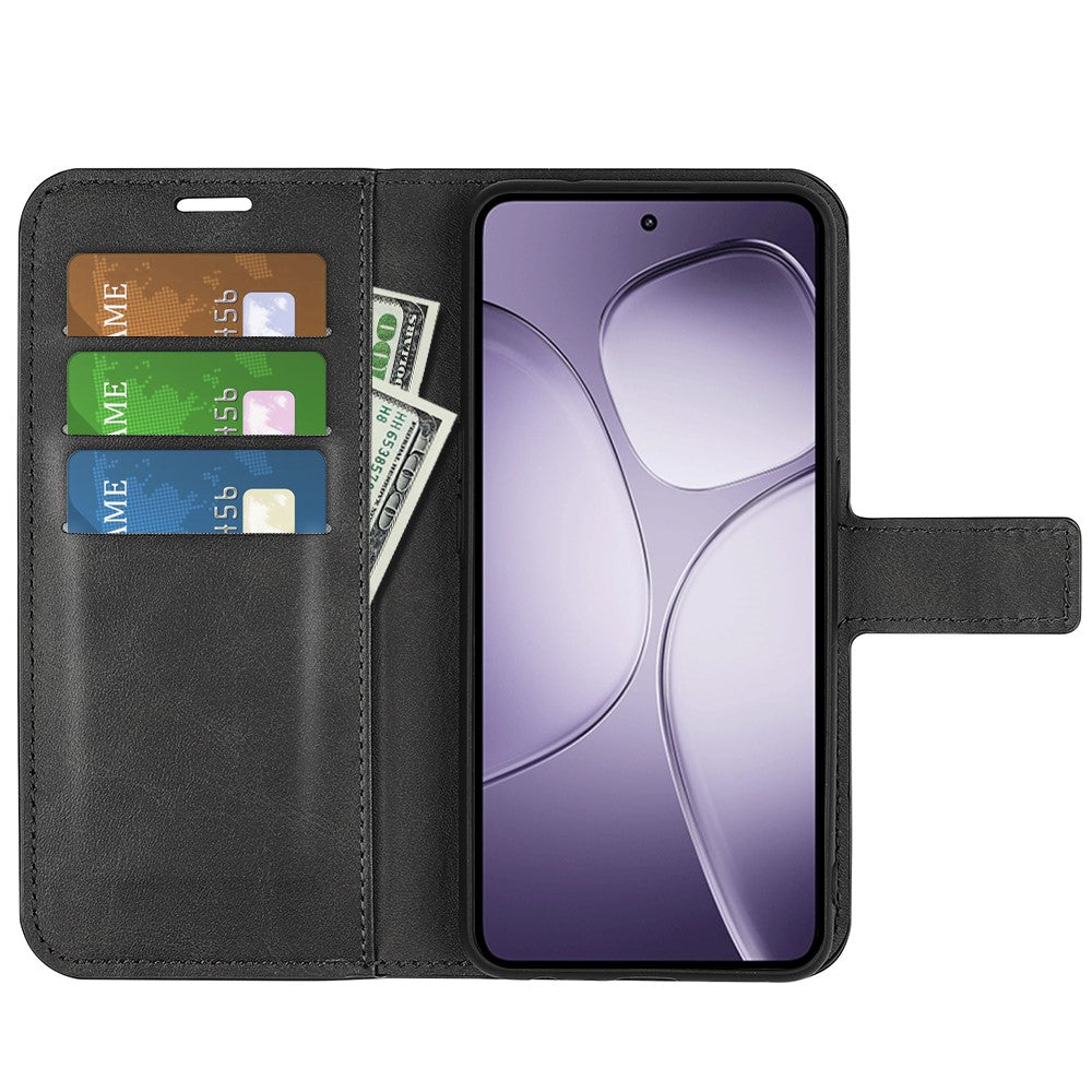 For Xiaomi 14T Pro Stand Case Anti-Scratch Calf Texture Leather Phone Cover