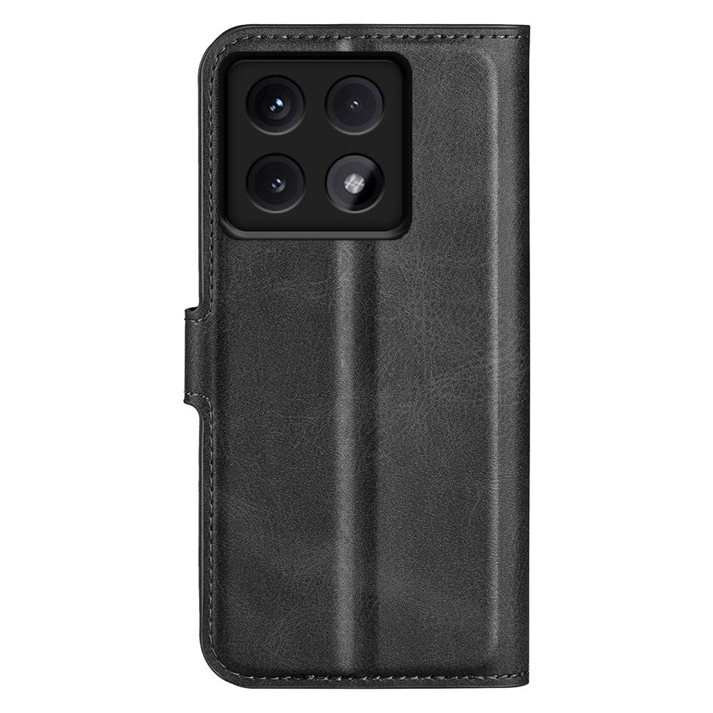 For Xiaomi 14T Pro Stand Case Anti-Scratch Calf Texture Leather Phone Cover