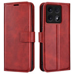 For Xiaomi 14T Pro Stand Case Anti-Scratch Calf Texture Leather Phone Cover