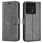 For Xiaomi 14T Pro Stand Case Anti-Scratch Calf Texture Leather Phone Cover