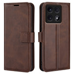 For Xiaomi 14T Pro Stand Case Anti-Scratch Calf Texture Leather Phone Cover
