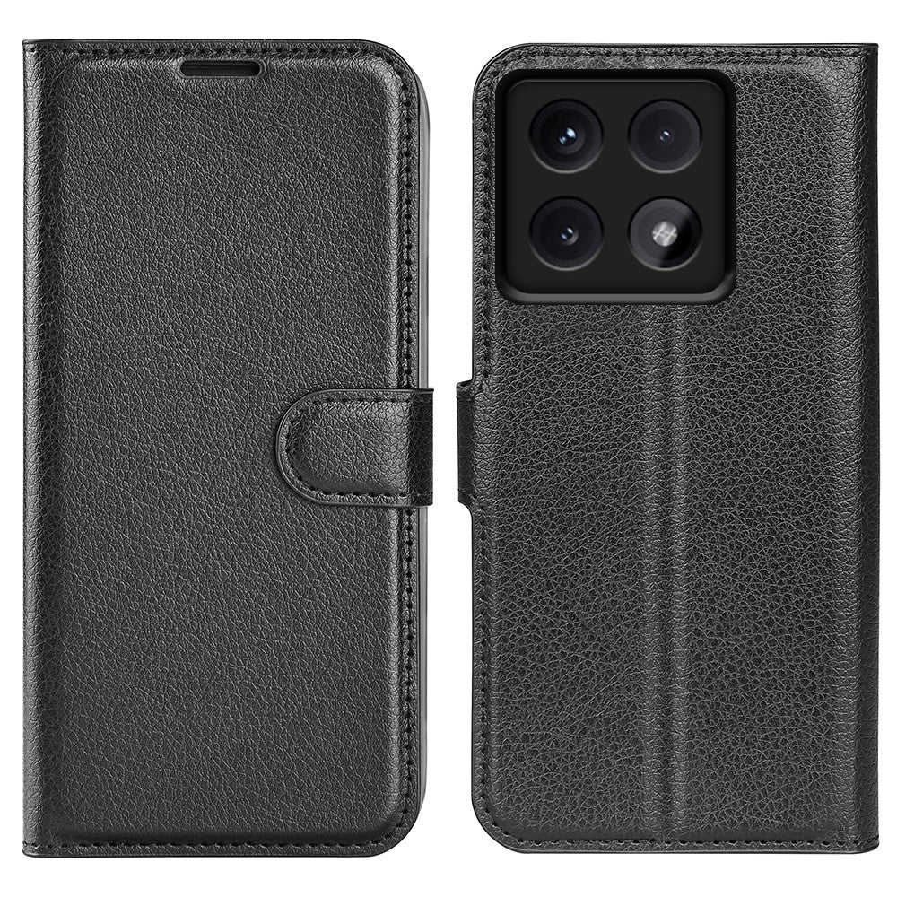 For Xiaomi 14T Pro Case Litchi Texture Shockproof Leather Wallet Phone Cover