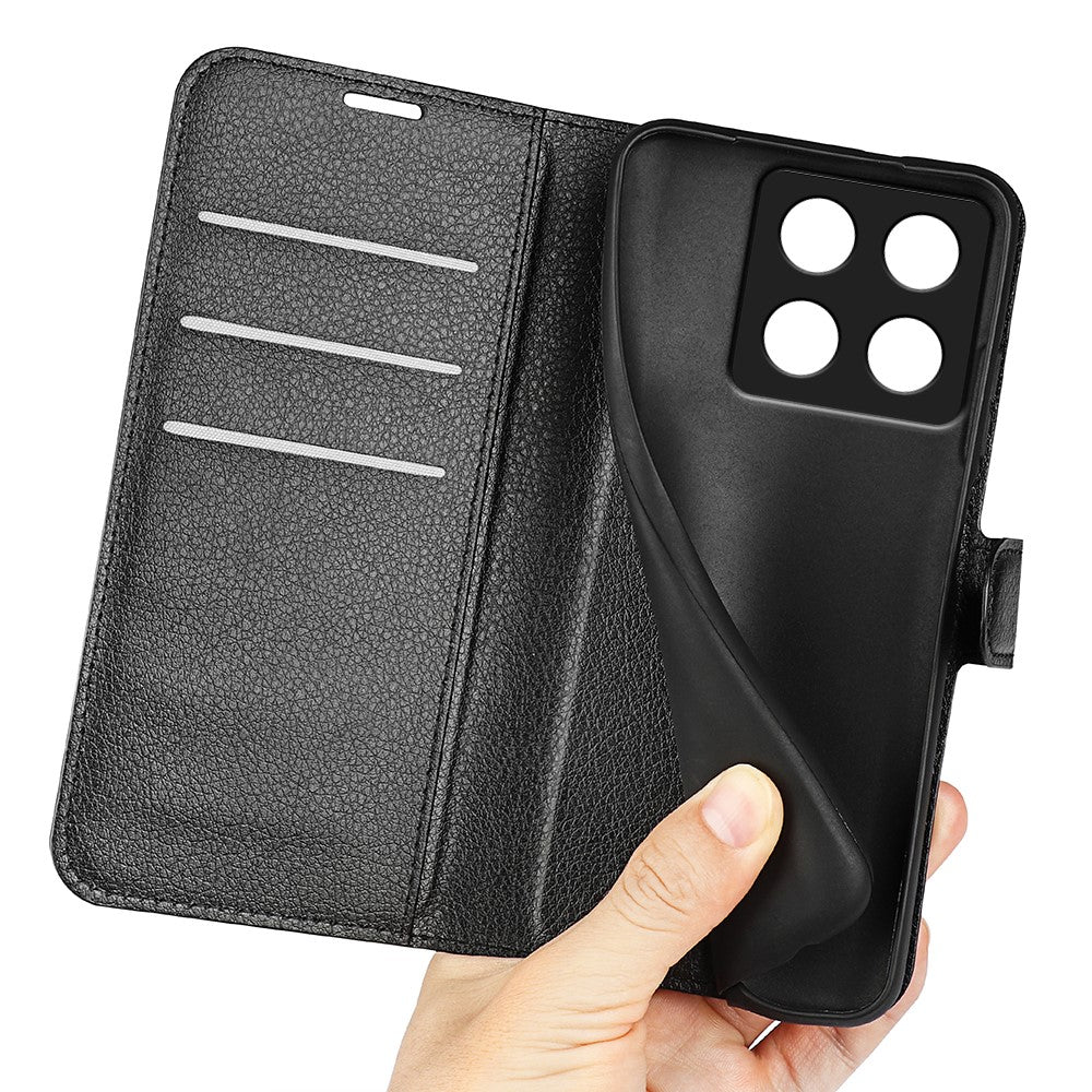 For Xiaomi 14T Pro Case Litchi Texture Shockproof Leather Wallet Phone Cover