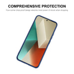 ENKAY HAT PRINCE For Xiaomi Redmi Note 13R Pro 5G Case Straight Edge Liquid Silicone Phone Cover
