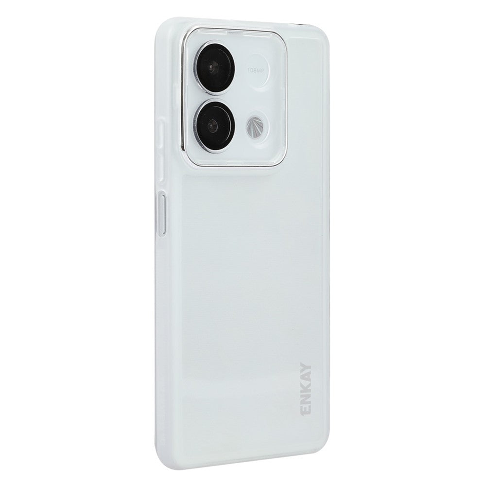 ENKAY HAT PRINCE For Xiaomi Redmi Note 13R Pro 5G Case Matte TPU Phone Cover with Lens Film