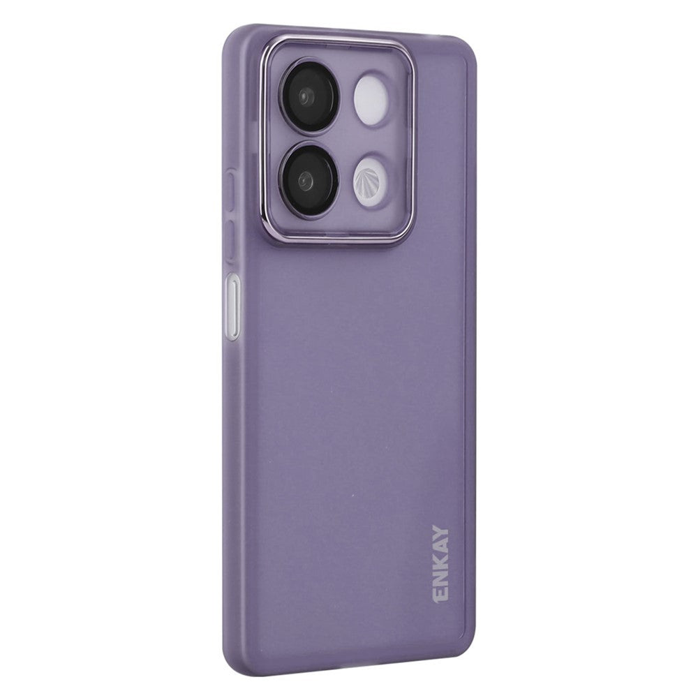 ENKAY HAT PRINCE For Xiaomi Redmi Note 13R Pro 5G Case Matte TPU Phone Cover with Lens Film
