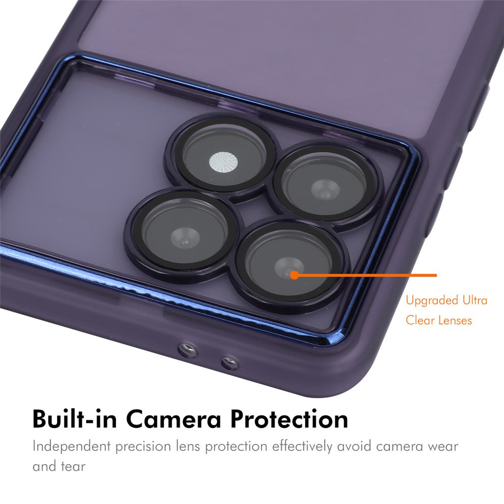 ENKAY HAT PRINCE För Xiaomi Redmi K70 Pro 5G / K70 5G Skal Matt TPU mobilskal med Linsfilm