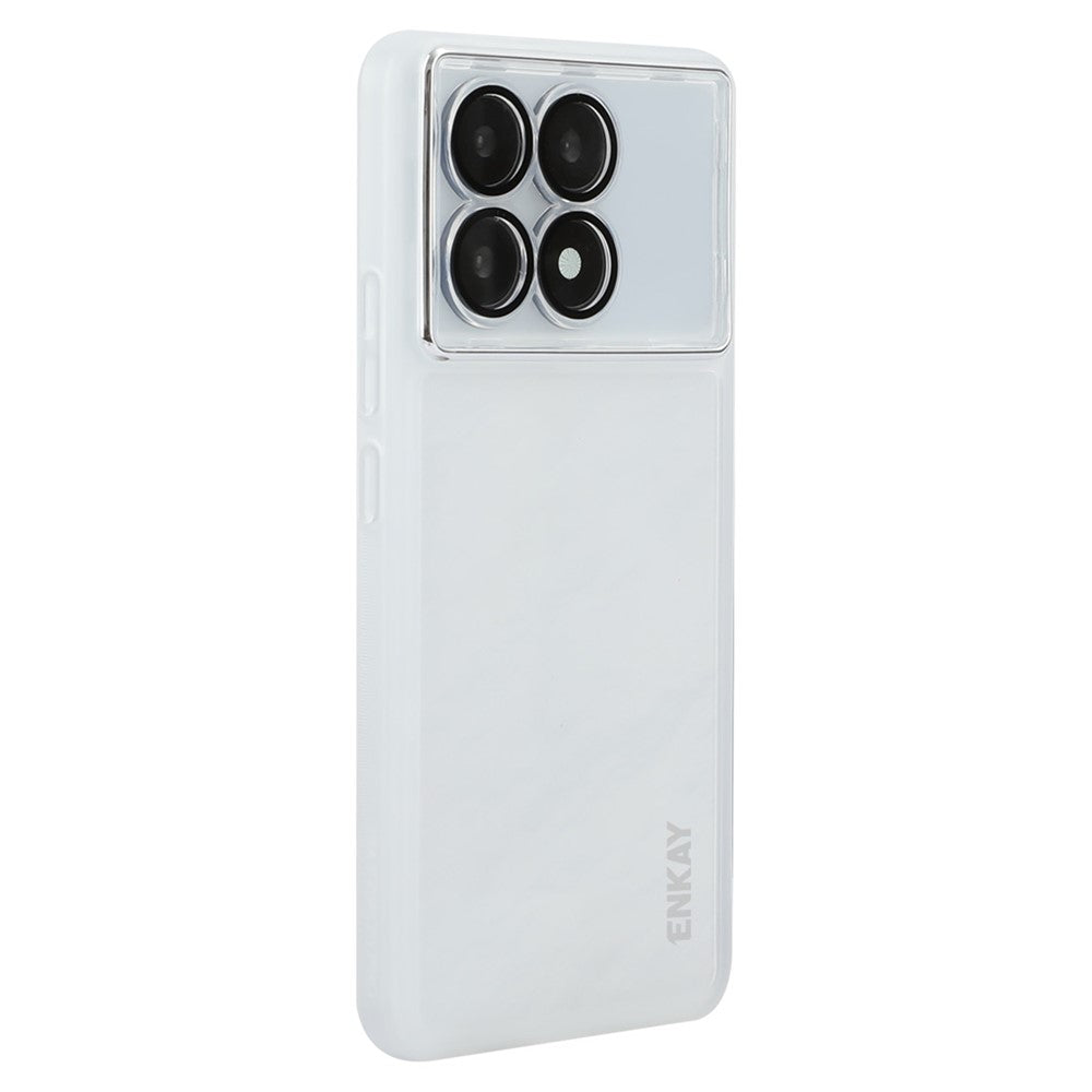 ENKAY HAT PRINCE För Xiaomi Redmi K70 Pro 5G / K70 5G Skal Matt TPU mobilskal med Linsfilm