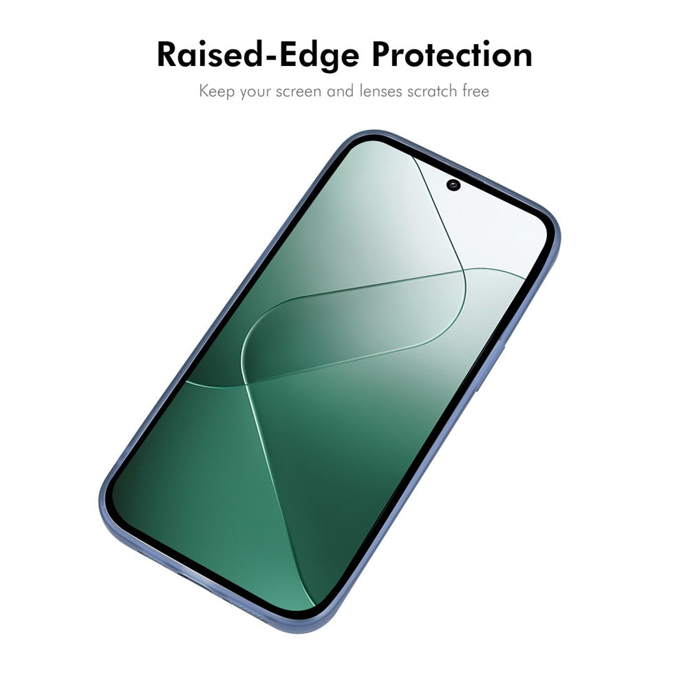 ENKAY HAT PRINCE-etui til Xiaomi 14 Pro, mat TPU-mobilcover med linsefilm