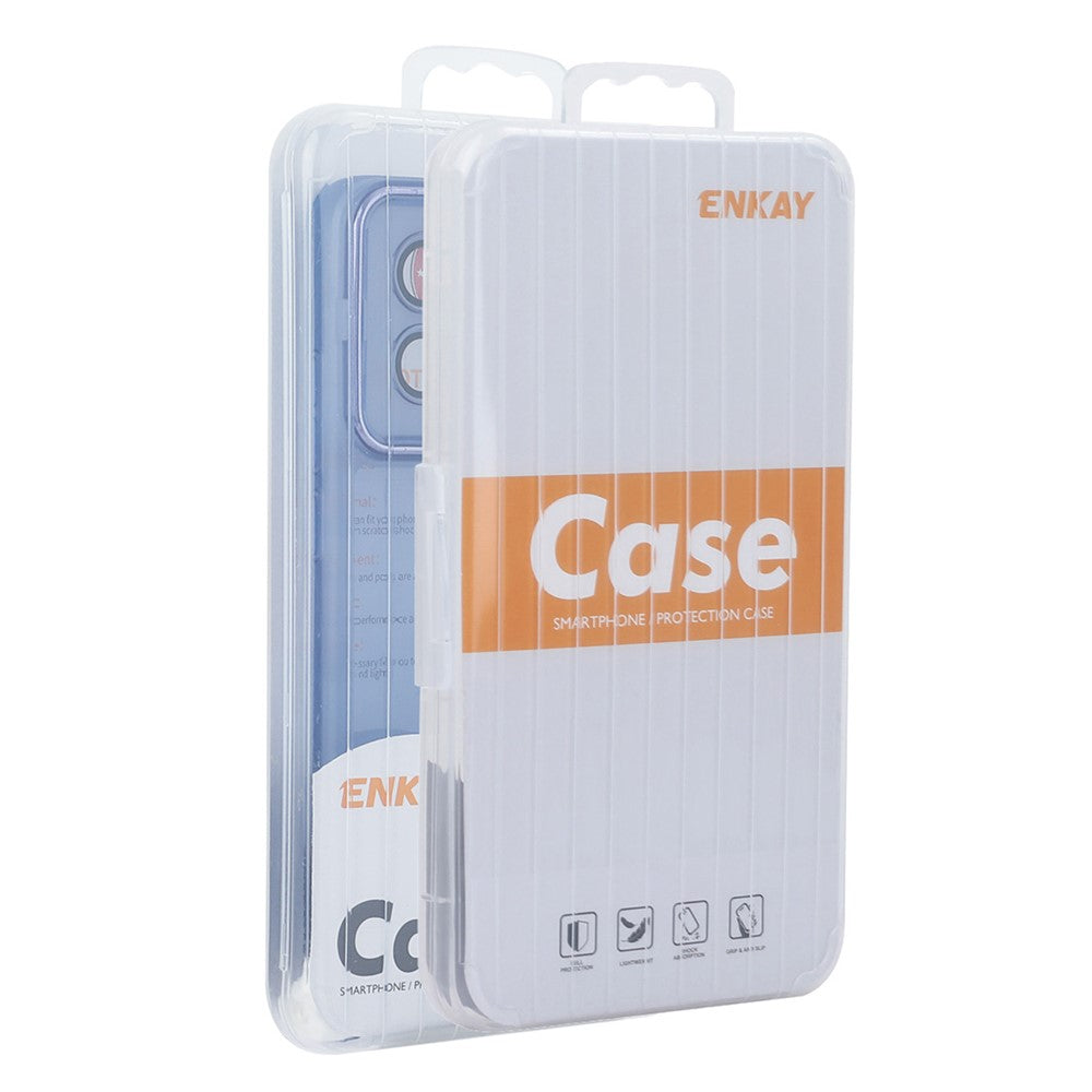 ENKAY HAT PRINCE-etui til Xiaomi 14 Pro, mat TPU-mobilcover med linsefilm