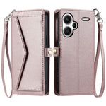 For Xiaomi Redmi Note 13 Pro+ 5G Leather Case Wallet Stand Phone Cover with Straps