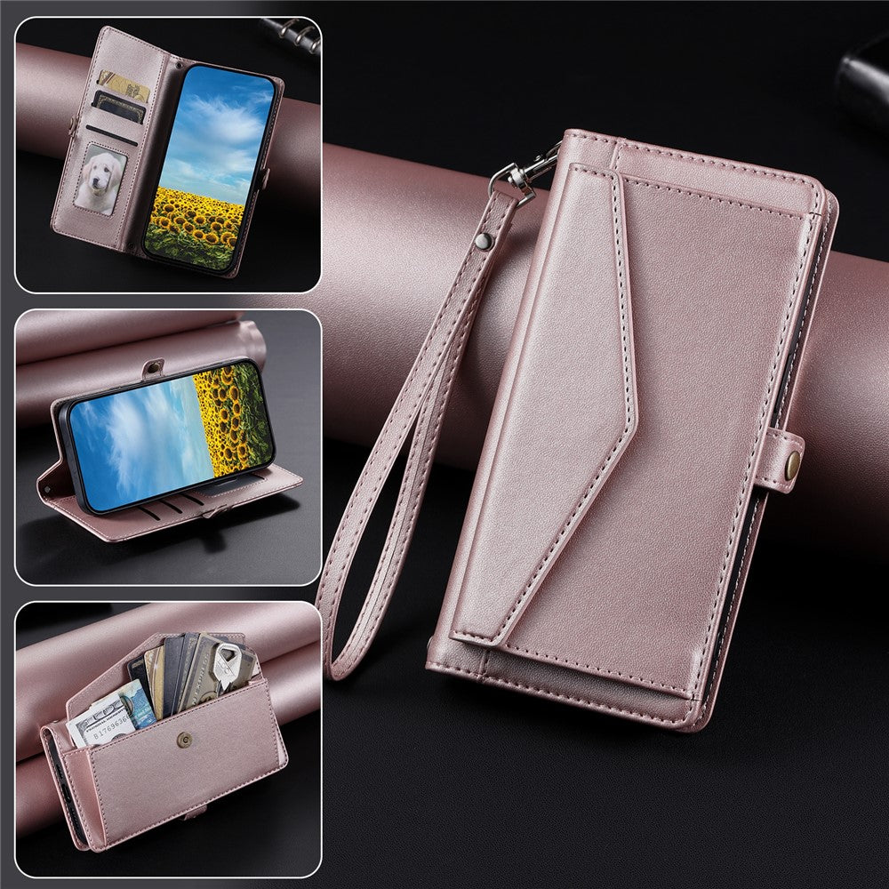 For Xiaomi Redmi Note 13 Pro+ 5G Leather Case Wallet Stand Phone Cover with Straps