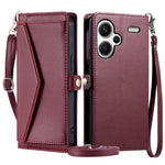 For Xiaomi Redmi Note 13 Pro+ 5G Leather Case Wallet Stand Phone Cover with Straps